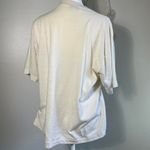 Vtg 90s Count your blessings Heart Bow Granny Cottagecore Single Stitch‎ Shirt White Size L Photo 2