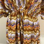 Cost Plus World Market | Orange Brown Resort Gown Size L Photo 6