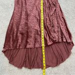 Tanya Taylor  Laureen Velvet Wrap Dress Rosewood 4 Photo 7