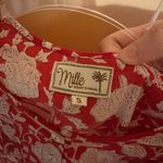 Tuckernuck Mille red Zinnia floral short sleeve blouse Photo 1