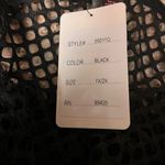 Music Legs Black Fishnet and Leather Bodysuit Size undefined Photo 2