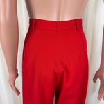 David Brooks LTD High Waisted Wide Leg Pants Trousers Career Size 14 Red Photo 10