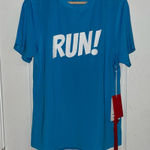 Heartbreak Blue Firehouse Moisture Wicking Short Sleeve T Shirt Size Small Blue Photo 0