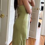 Hello Molly FRENCH COUNTRYSIDE SATIN MAXI DRESS SAGE Photo 2
