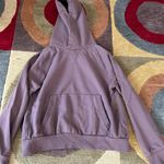 Athleta Moonrise Hoodie Sweatshirt Split Open Back Dusty Purple Women’s Small Photo 0