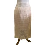 Channa Champagne Lace Fully Lined Pleated Midi/Maxi Skirt NWOT Pink Size undefined Photo 2