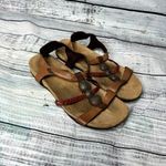 Minnetonka  Copper Disc Hook and Loop Sandals 9 Photo 1
