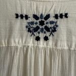 American Eagle  Outfitters White Embroidered Tunic Dress Flowy Beach Cover Up XL Photo 10