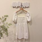 ASTR  Kelilah Lightweight Denim Mini Dress in Off White Size Small NWT Photo 5