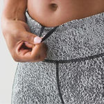 Lululemon Speed Tight V Power Luxtreme Spray Jacquard White Black Size 4 W5AGJS Photo 9