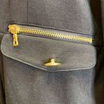 Boston Proper  Black with Gold Zipper Accents Blazer Jacket Size 10 Photo 3