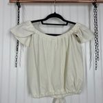 Madewell Off Shoulder Drawstring Waist Top & Simply Blessed Shorts Set Size S Photo 4