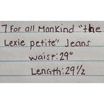 7 For All Mankind  Lexie Jeans 29‎ X 29.5 Blue Dark Curvy Flared Women Photo 10