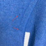 Subtle Luxury Cashmere Hoodie S/M Blue Gray Trim Soft Cozy Lounge Sweater Flawed Size M Photo 10