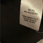 Lulus 🖤 “Polished Attitude” Black Vegan Leather Button-Up Top – Size Medium Photo 6