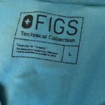 FIGS Casma Scrub Top Teal V-Neck Short Sleeve Size Large Photo 2