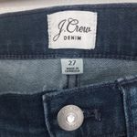 J.Crew 9" 27x28 Toothpick 27 Button Fly Indigo Blue Jeans Denim Photo 6