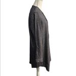 J.Jill  Linen Blend Gray Chambray Button Up Tunic Dress Photo 2