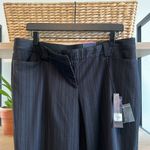 Lane Bryant NWT The Lena Mid-Rise Vertical Stripe Stretch Cuffed Leg Pant, 14 Photo 7