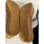 Toscanella Made in Italy Wedge Rhinestone Platform Sandal Silver White 10 NWOT Photo 9