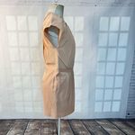 Maje blush pink silk cap sleeve zipper detail sheath dress size 1 or US small Photo 4