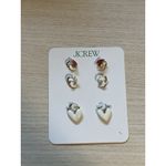 J.Crew J.‎ Crew NEW Heart Earrings Three-pack Photo 1