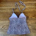 Victoria's Secret Victoria’s Secret Forever Pink/White/Brown Halter Tankini Padded size S NWOT Photo 3