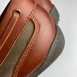 Hush Puppies Brown/Green Leather Moccasins Size 7 Photo 3