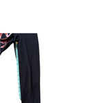 Michael Simon Sz Small Black Button Down Shirt Butterfly Embroidered 90s Vintage Photo 3