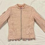Frieda & Freddie’s NY women’s light pink puffer jacket Sz 36 (4 Photo 0