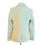 HOUSE OF HARLOW Pistachio Green Double Breasted Tweed Blazer Spring Size M NEW Size M Photo 3
