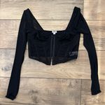 Garage Long Sleeve Corset Top Photo 1