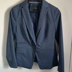 Banana Republic Women’s Slim Fit Chambray Single Button Blazer Suit Jacket Photo 11