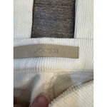 joe's jeans Joe's The Frankie Mid Rise Corduroy Slit Bootcut Jean Double Cream Size 28 Wash Photo 4