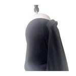 Monterey Bay Clothing Company. Black Silk Blend Long Sleeve Sweater Size Small Photo 4