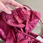 ASTR The Label Wine Red Milkmaid Balloon Sleeve Top Size M NWT Photo 5