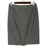 BCX Gray Knee Length Ruffle Back Pencil Skirt 9 Photo 0