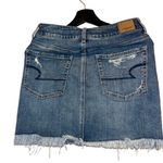 American Eagle  Outfitters Distressed Denim Mini Skirt Photo 3