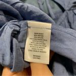 Open Edit  Blue Blouse with a Back Cutout - Size Large Photo 3