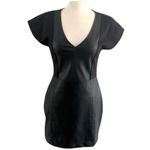 Armani Exchange Faux Leather Dress Photo 0
