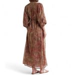 Raga NWT  Zuri Long Sleeve Maxi Gold Metallic Dress Oversized Size M $245 MSRP Photo 1