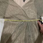 Adrianna Papell Light Champagne Gold Blouson Gown Evening Dress Bridesmaid New Photo 5