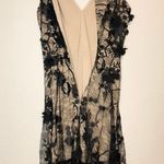 Dress the Population  Audrey Floral Appliqué Lace Dress Black and Nude Size XL Photo 5