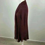 Notations  Maroon Long Knit Cardigan Size M Photo 2