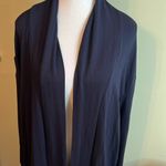 Daily/ Ritual open front navy blue side pockets longline cardigan Size M Photo 2