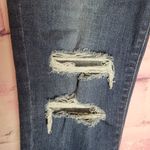 Levi's  721 HIGH RISE SKINNY DARK WASH DISTRESSED JEANS 27 Photo 5