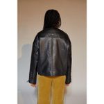 Urban Outfitters Free people Deadwood Canoo Leather Jacket Size 38 Photo 4