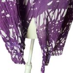 Simi Women's M Purple Cotton Top‎ Indian Bohemian Boho Chic Casual Embroidered Size M Photo 2