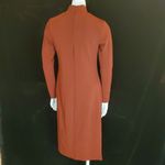 Chelsea 28 Rust Burnt Orange Mockneck Long Sleeve Dress (XS) Photo 6