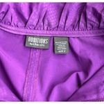 Chico's Vintage Additions By Fuchsia Pink Zip Jacket Women’s Size 2 Windbreaker Photo 9